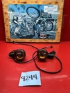 Harley Roadglide Front Turn Signals 2014 Up Black Stands Mount Bracket Fairing. Fixed Price $300.00.