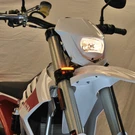 New Rage Cycles Alta Redshift Front Turn Signals. Fixed Price $105.00.