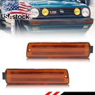 Amber Lens Front Bumper Signal Lights For 1990-1992 Vw Golf MK2 Ii A2 Gti Jetta. Fixed Price $21.99.