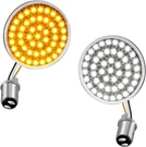 Nthreeauto 1157 Front Led Turn Signals 2 Inch Bullet Blinkers Smd Panel Amber. Fixed Price $32.57.