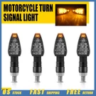 4PCS Fits Bmw Ducati CB350 Honda 450 500 750 Cbr Smoke Amber Turn Signal Light. Fixed Price $14.24.