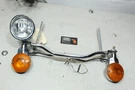 91-00 Harley Softail Heritage Oem Chrome Turn Signal Fog Passing Lamp Bar. Fixed Price $175.00.