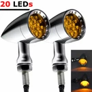 For Suzuki Boulevard C50 M109R Chrome Bullet Led Blinker Brake Turn Signal Light. Fixed Price $19.90.
