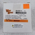 Wyatt Gatling Custom Turn Signal Amber 33-0410 63-85 Fl Rear 68557-70A Harley. Fixed Price $32.90.