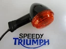 Triumph Bonneville T120 T100 Thruxton Street Cup Black Indicator Rear Right. Fixed Price $44.61.