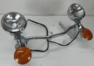 Harley-davidson 1998 Ultra Classic Passing Turn Fog Lamp Light Bar Chrome. Fixed Price $149.00.