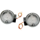 Drag Specialties Led Turn Signals Front Fits 94-17 Flht 2020-0564. Fixed Price $114.95.