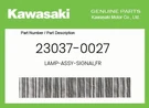 Kawasaki Genuine Lamp-assy-signal,fr 23037-0027. Fixed Price $72.03.
