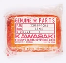 Kawasaki Lens Turn Signal Part Number 23048-1004. Fixed Price $12.99.