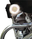 Drag Specialties Bullet-style Dual Front Turn Signal Insert White Amber. Fixed Price $98.75.