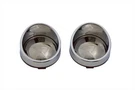 Bezel Turn Signal Mirrored Chrome For Harley-davidson. Fixed Price $49.99.