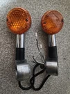 1986-2003 Suzuki Savage LS650 Front Indicator Turn Signal Lights & Clamps. Fixed Price $33.60.