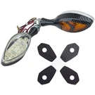 Touring Stalk Turn Signal For Suzuki Gsxr Sv Led Light Adapter Blinker Carbon. Fixed Price $29.99.
