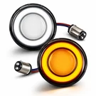 Eagle Lights Halos 2" Front Led Turn Signals White Running Harley-davidson. Fixed Price $119.99.