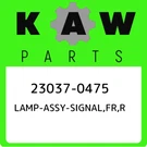 23037-0475 Kawasaki Lamp-assy-signal,fr,r 230370475, New Genuine Oem Part. Fixed Price $60.60.