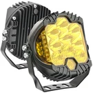 Side Shooter Led Pods 5 Inch Off Road Yellow Halo Drl Driving Fog Lights. Fixed Price $45.09.
