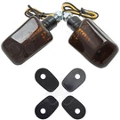 Delta Stalk Turn Signal For Kawasaki Yamaha Light Adapter Blinker Smoke Black. Fixed Price $19.99.