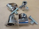 Shovel "new Remake" (2 Sets Of) Front Turn Signal MOUNTS/CLAMPS/BOLTS#68518-68. Fixed Price $20.00.