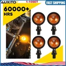 10MM Motorcycle Turn Signal Lights Black Blinker Amber Indicator 12V 4-40X. Fixed Price $16.14.