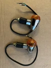 Krator Bullet Shaped Chrome Turn Signal For Motorcycle. Fixed Price $10.00.
