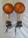 Yamaha SR500 SX850 SX1100 R/l Rear Flashers&hware PT#1E5-83330-20-93 Nos Oem.... Fixed Price $175.00.