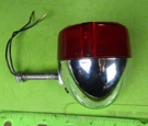 Harley-davidson Xl Sportster Front Chrome Turn Signal Red Chris Lense W/ Stem. Fixed Price $27.00.