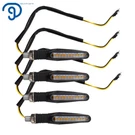 4X New Led Motorcycle Turn Signals Blinker Indicator Tail Lights Amber 12V. Fixed Price $7.08.