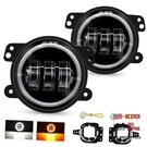 4 Inch Round 60W Led Fog Lights For 2018-2025 Jeep Wrangler Jl & Amber. Fixed Price $60.93.