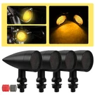 4X Mini Bullet Turn Signal Running Lights For Harley Street XG500 XG750. Fixed Price $37.99.