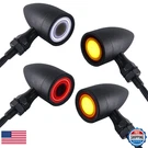Bosycy Motorcycle Bullet Turn Signals Front Rear Lights Pcs 40 Leds Retro. Fixed Price $91.65.