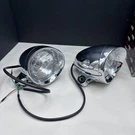 2 Custom Chrome Motorcycle Mini Lights Harley Metric Cruisers TL088 Krator. Fixed Price $34.99.