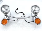 2003 Harley Touring Road King Classic Front Turn Signal Indicators Aux Light Bar. Fixed Price $198.00.