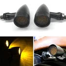 2PCS Black 15 Led Motorcycle Stop Brake Running Turn Signal Indicator Amber L.... Fixed Price $27.94.