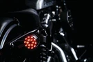 Kuryakyn 5457 L.e.d. Rear Turn Signal Inserts, Black Bezels Red Lens Harley. Fixed Price $79.87.