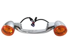 Chrome Revox Turn Signal Bar With Lamps For Harley-davidson. Fixed Price $193.99.