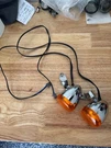Oem Harley-davidson Softail Turn Signal Assembly Front Amber Lens 67800141 Pair. Fixed Price $85.00.