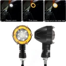 Amber/white Motorcycle Led Turn Signal Brake Blinker Lights Universal For Harley. Fixed Price $19.99.