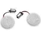Kuryakyn Luminez Led Rear Turn Signal Inserts - Red Motorcycle Street Bike 2939. Fixed Price $79.64.