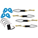 Tusk Led Turn Signal Kit Style Standard/brake Blue Adapter Plate 2159290022. Fixed Price $94.93.