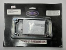 Badlands Whiskers Motorcycle Licence Plate Frame With Red Turn Signals, Chrome. Fixed Price $95.99.