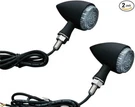 Kuryakyn 2509 Rear Torpedo/bullet Style Motorcycle Led Lights With Clear Lenses. Fixed Price $99.00.