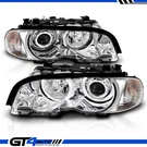 1999-2001 Bmw E46 3-SERIES Coupe Dual Led Halo Projector Chrome Headlights Pair. Fixed Price $231.99.