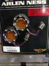 Arlen Ness Black Amber Led Motorcycle Front Turn Signal Kit Harley Davidson. Fixed Price $119.95.