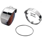 Drag Specialties Turn Signal Visor Chrome Die-cast W/o-rings Harley DS-720112. Fixed Price $41.99.