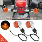 2 Motorcycle Turn Signal Indicator Lights Amber For Suzuki Boulevard C50 M50 C90. Fixed Price $10.59.