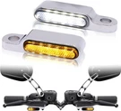 Handlebar Led Turn Signals Mini Motorcycle Blinkers Front Running Lights. Fixed Price $32.38.