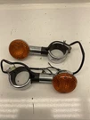 1999 Suzuki VZ800X Marauder Front Turn Signals Left Right Chrome #1001. Fixed Price $55.00.