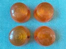 Honda, Oem, Used, Indicator Lens Set X 4, CB750 Etc., Part 33402-268-671. Fixed Price $21.32.