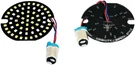 Cyron Lighting Wide View Led Turn Signal Inserts - White Halo/amber Motorcycle. Fixed Price $92.88.