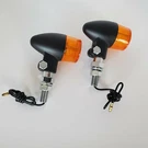 Bullet Motorcycle Turn Signals Black With Choice Of Lens Color. Fixed Price $19.95.